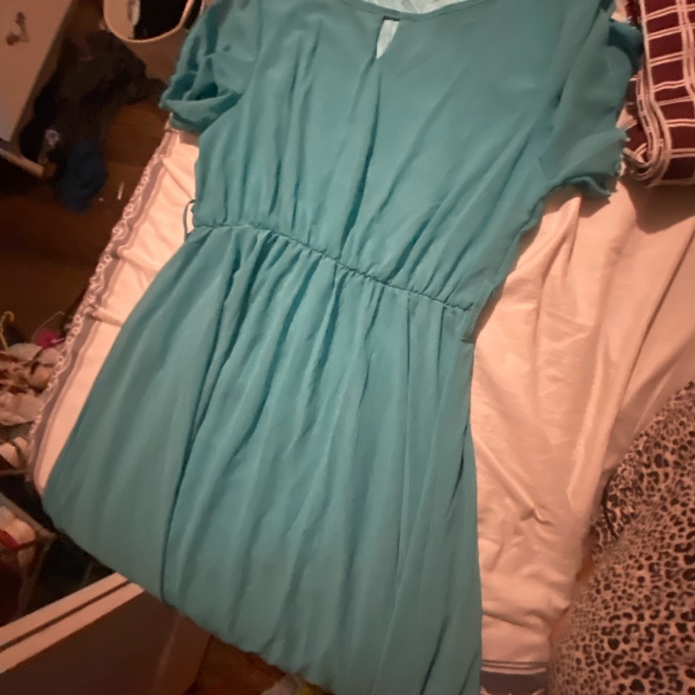 Blue dress
